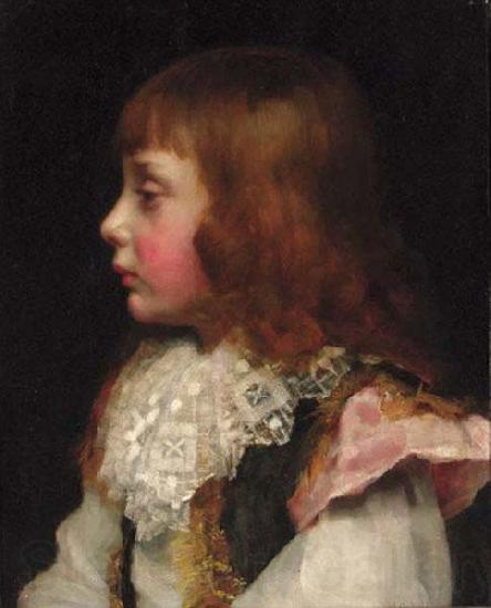 Valentine Cameron Prinsep Prints Portrait of a boy France oil painting art